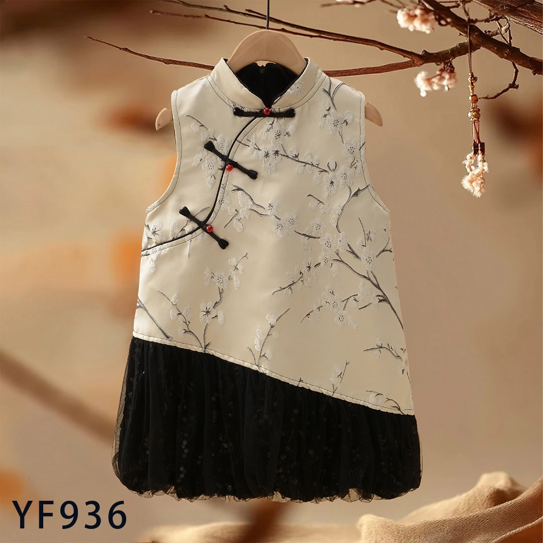 YF936国风儿童连衣裙