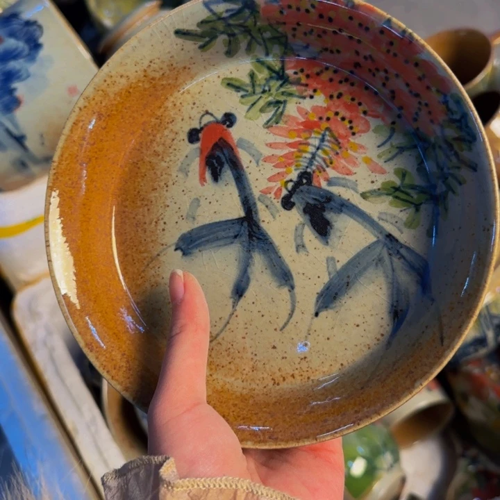 瓷片景德镇陶瓷手工手绘