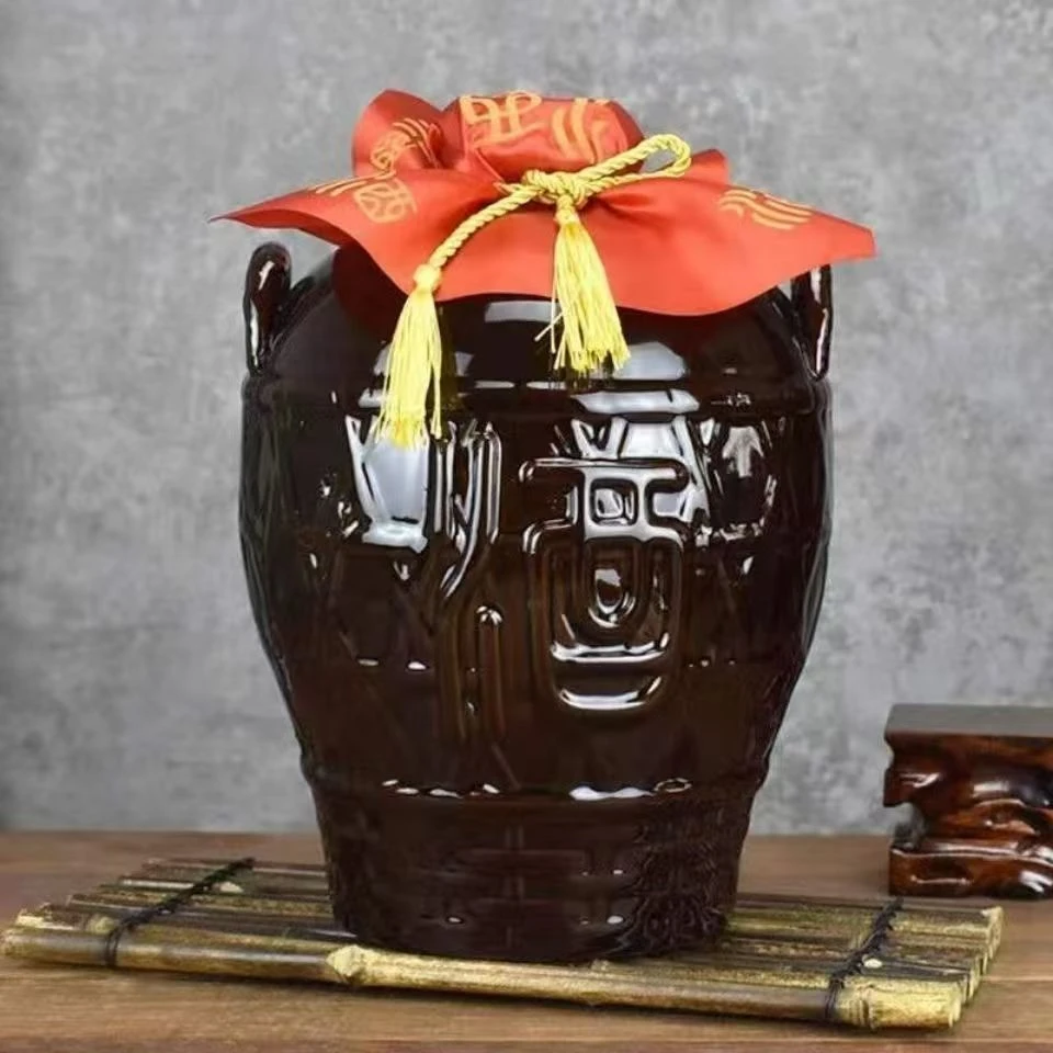 黄酒山东即墨原浆老酒30年陈酿5升坛黍米古法手工酿造焦香半甜型