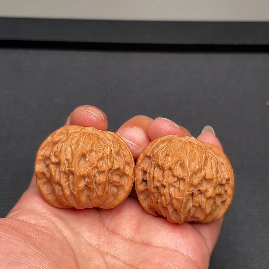 把件猴头核桃40×37全品头茬平谷老树一代磨盘XM3536