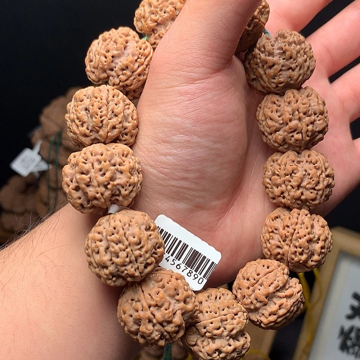 金刚菩提手串爆肉头货25mm五瓣