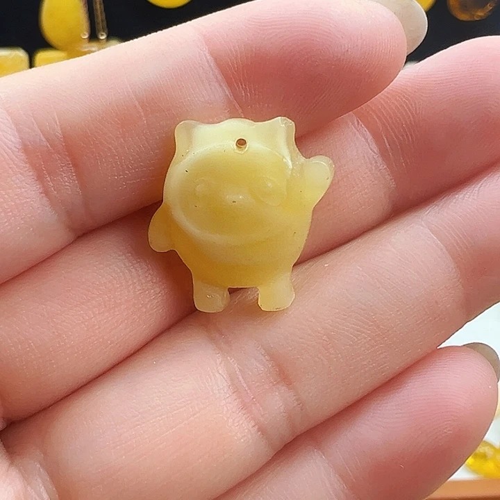 裸石琥珀未镶嵌陌***路蜜蜡小配件