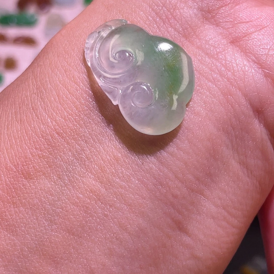 未镶嵌如意定制翡翠如意