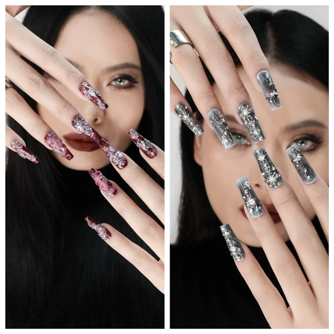 【深空物语+龙女】怪相录手工穿戴甲重工神秘深色个性酷拽组合