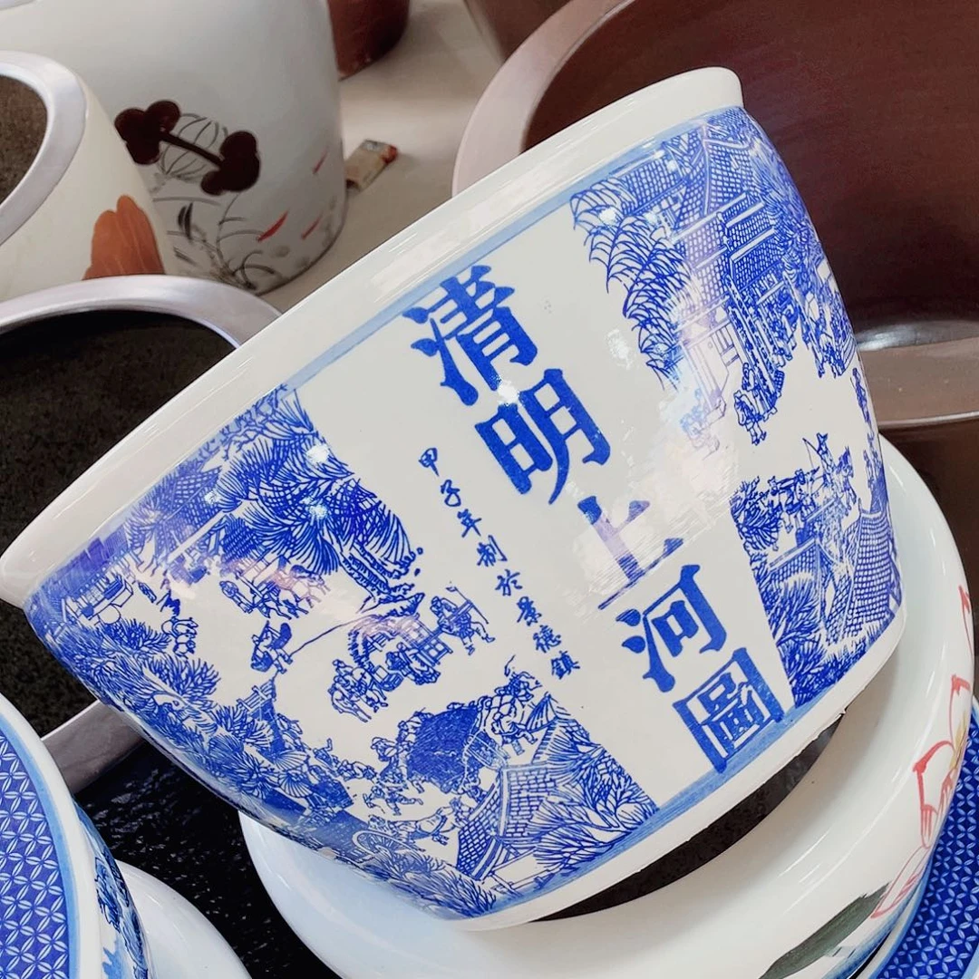 缸瓷器瓷器40高度24瓷器