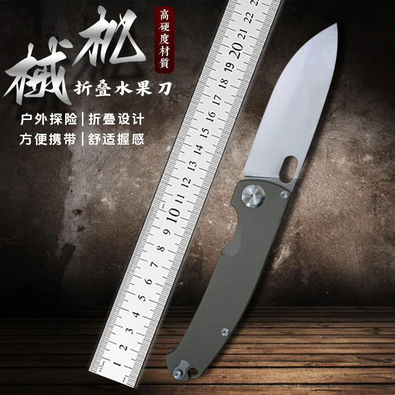 Q302Z   外贸代工高品质不动鸣折叠刀vg10钢小折刀高硬度户外刀具