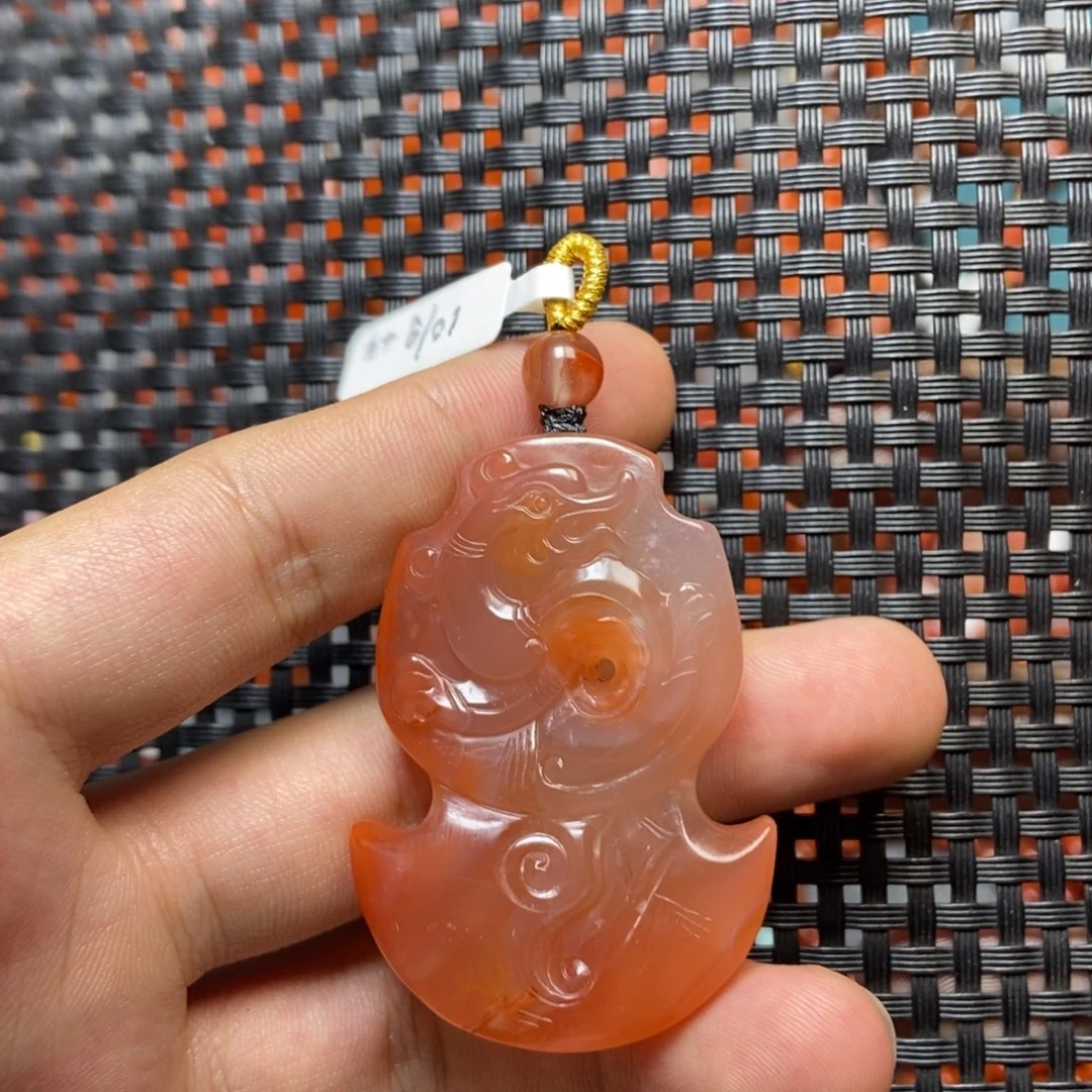南红玛瑙未镶嵌吊坠(不含链)
