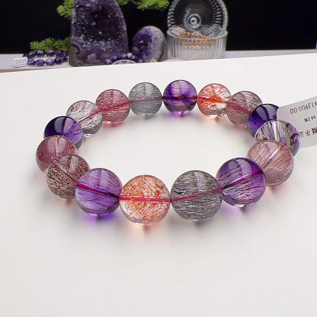 水晶手链未镶嵌?**y超七13.2mm54.2