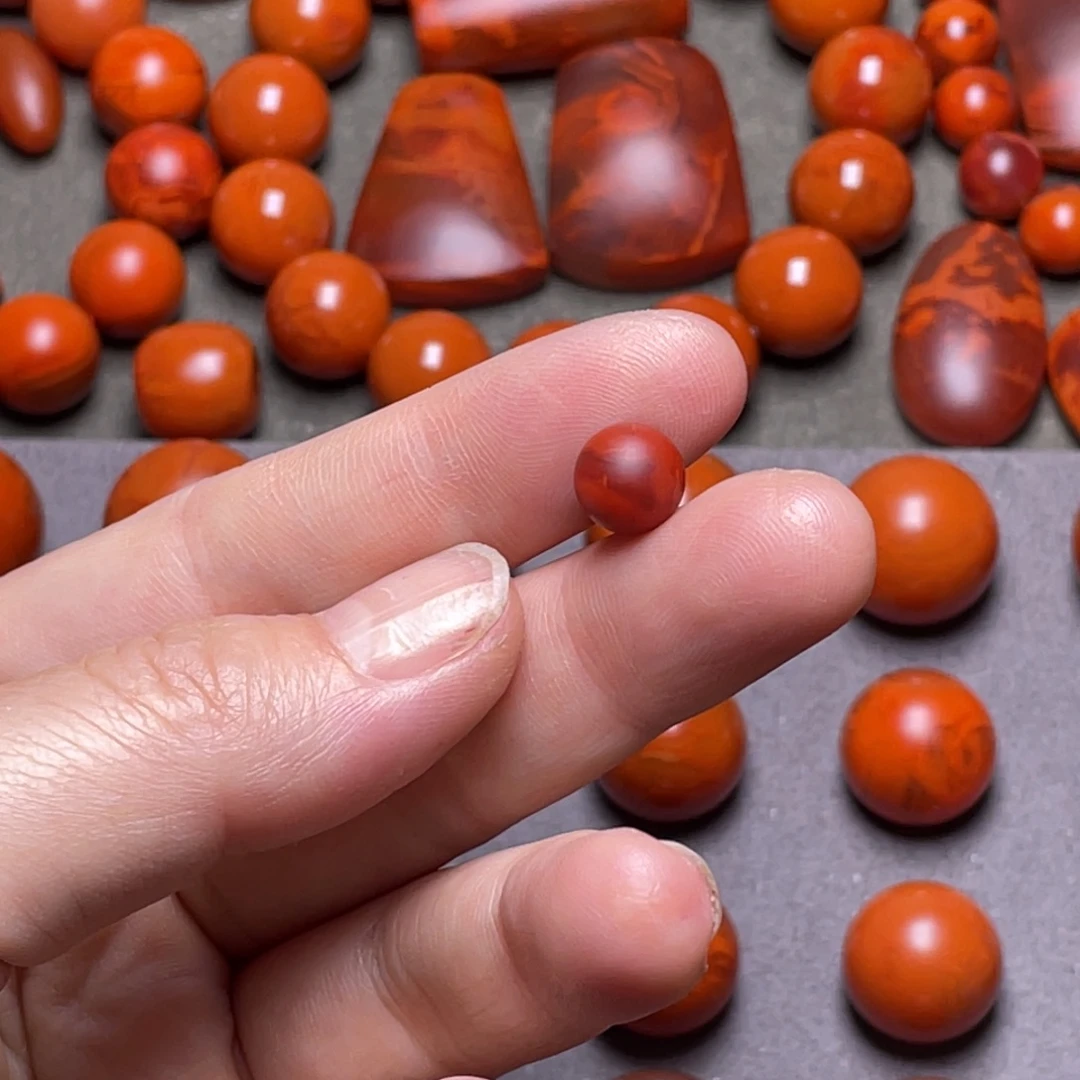 风***子南红玛瑙未镶嵌南红原矿南红珠子8