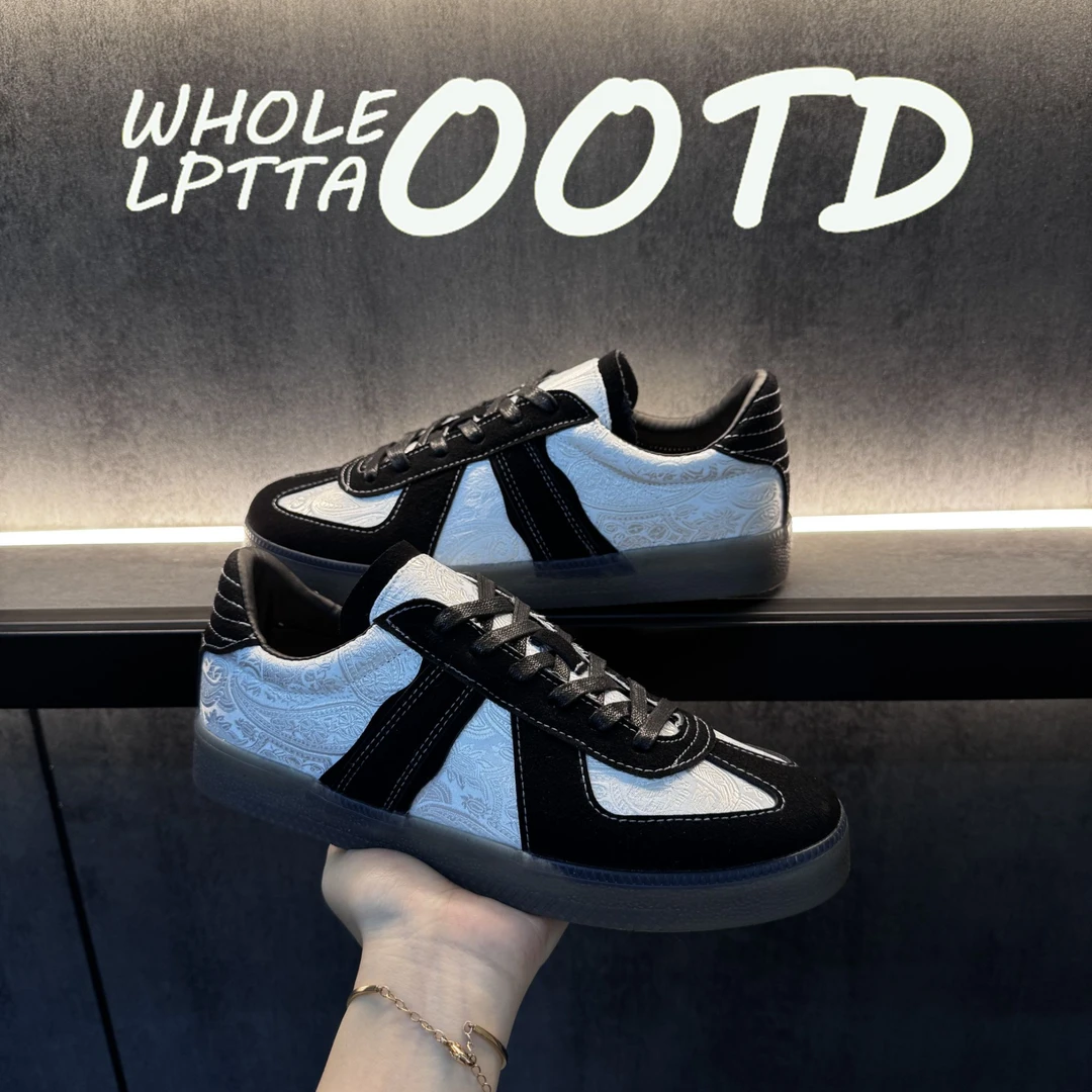 OESY GROUNDBREAKING鞋子男ins德训厚底复古小众运动厚底滑板鞋