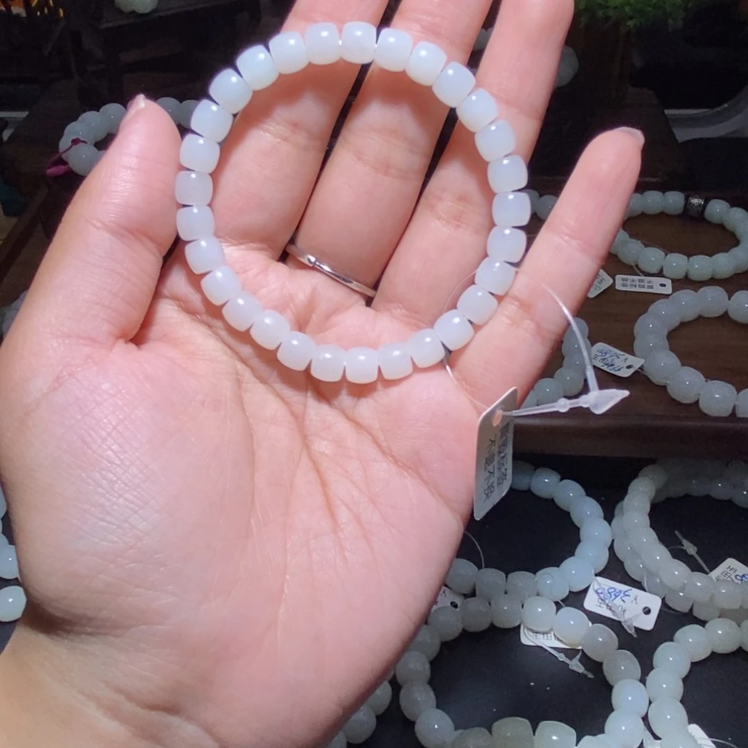手链未镶嵌和田玉7直切