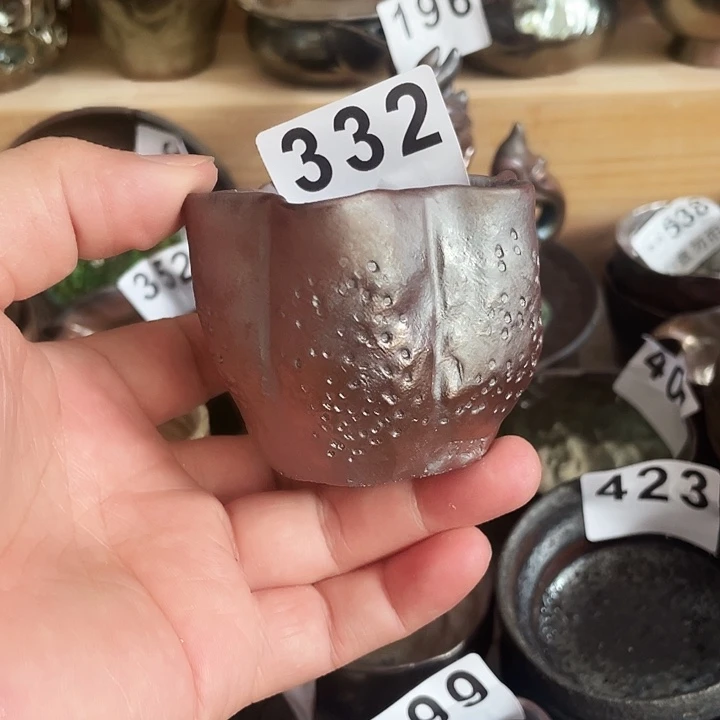 茶杯紫泥柴烧纯手工332