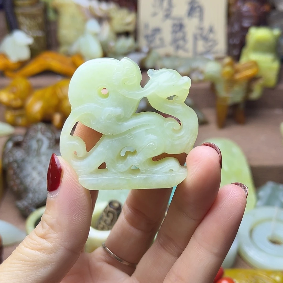 白玉菩提吊坠31。。