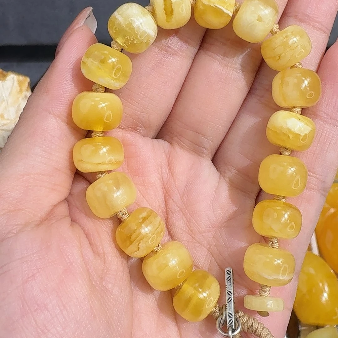 ****来琥珀未镶嵌裸石我