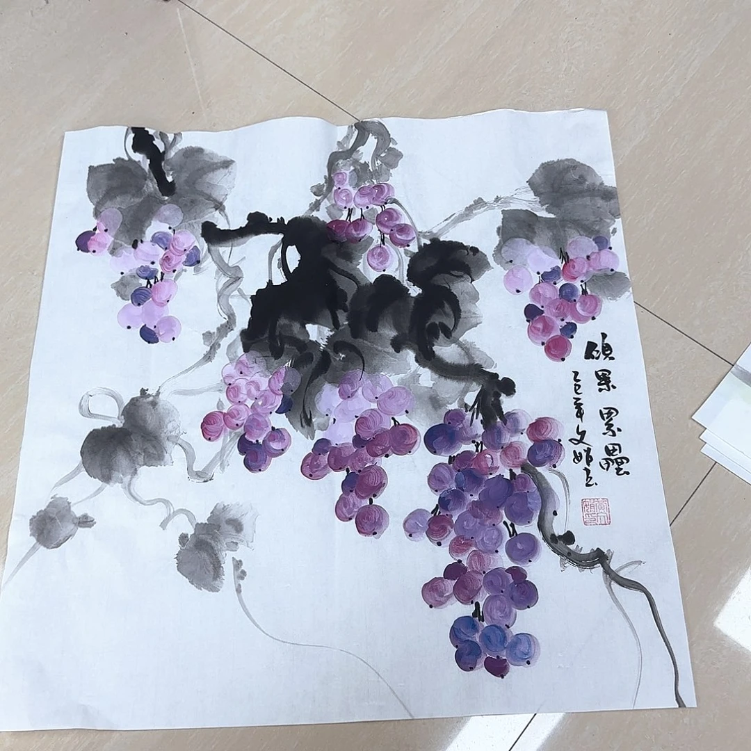 国画国画作品多次
