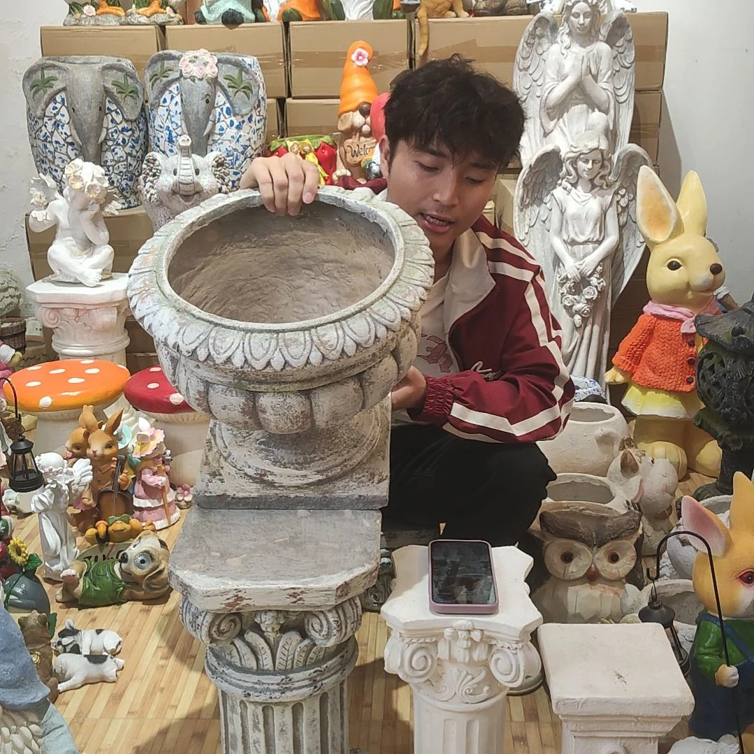 合成树脂复古大盆