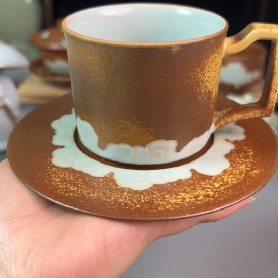 壶灰***0纯手工咖啡杯不带礼盒