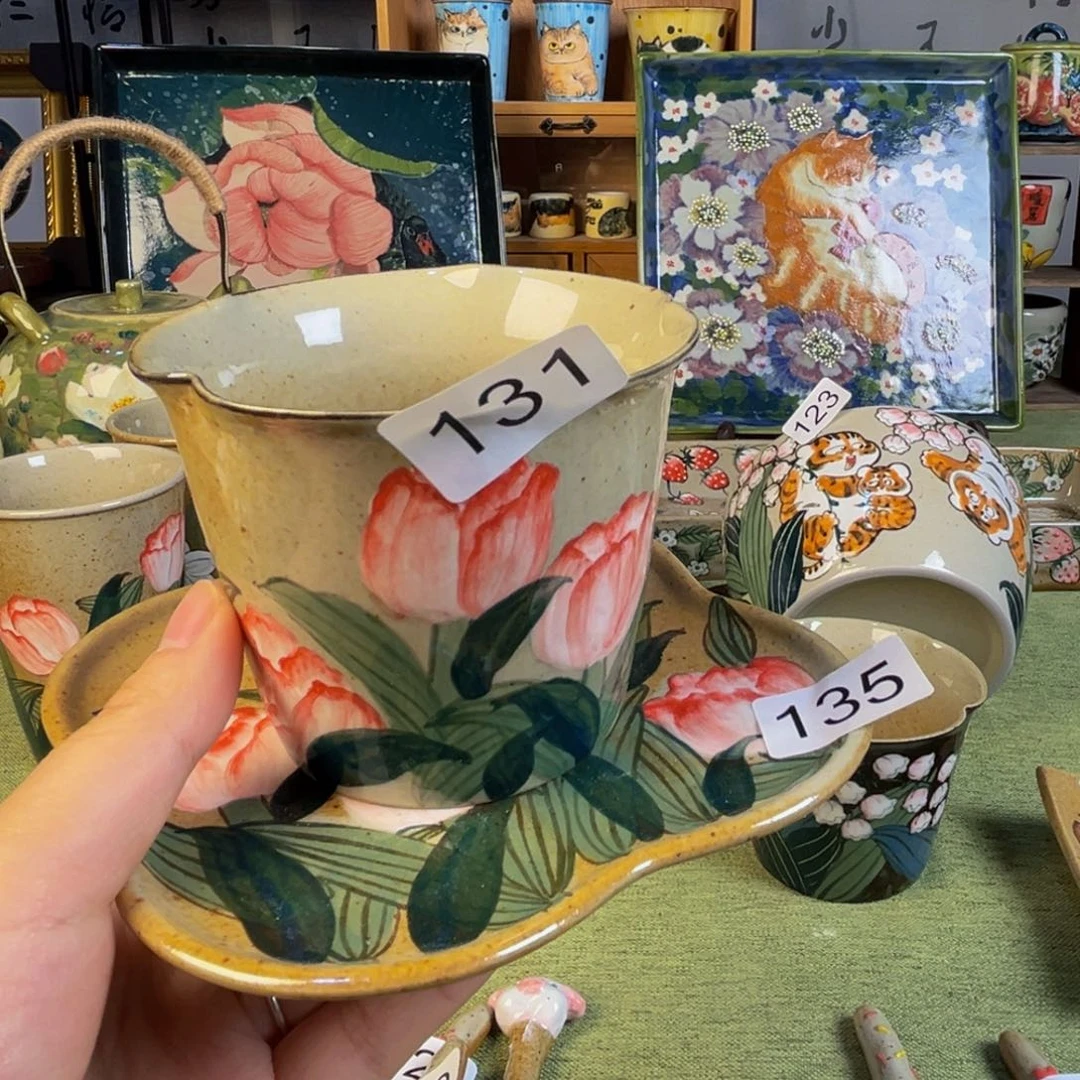 【闪购商品】摆件?****女桃园山房原创手绘作品