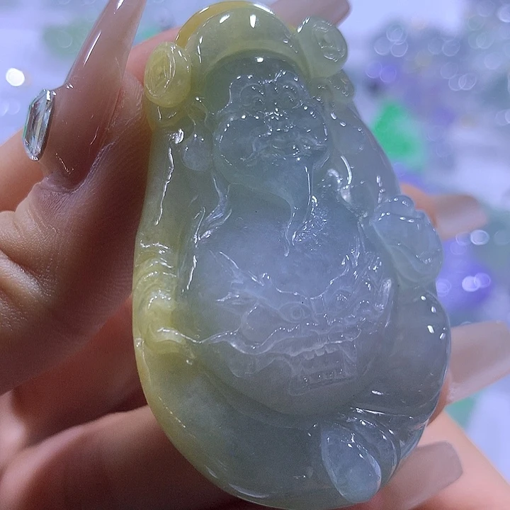 翡翠未镶嵌颈饰天然翡翠A货吊坠