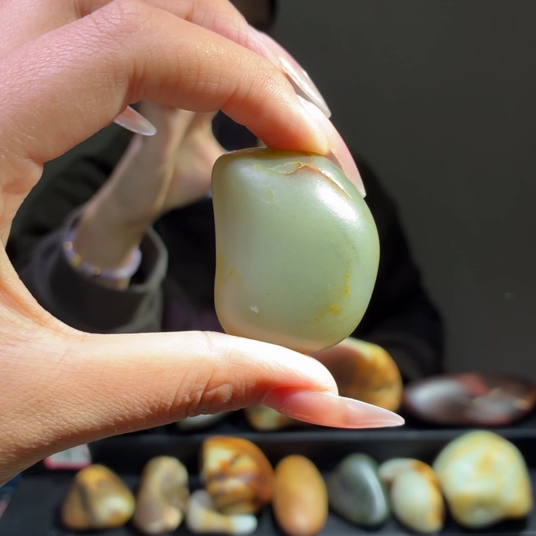 和田玉未镶嵌挂件40