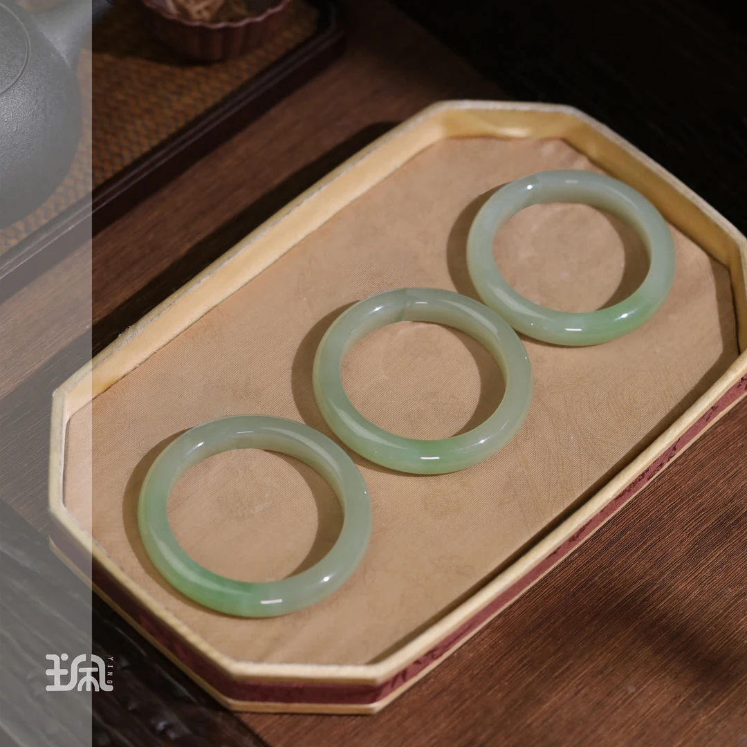 荷月筱|和田玉*手镯*未镶嵌CYC25010132多样性发其一（P）