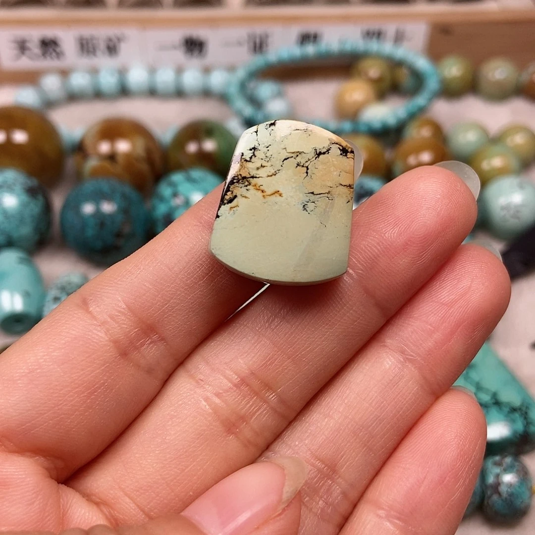 未镶嵌绿松石珠宝半成品