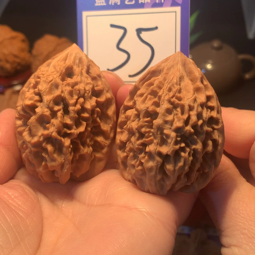 文玩核桃把件35招财鼠40尺