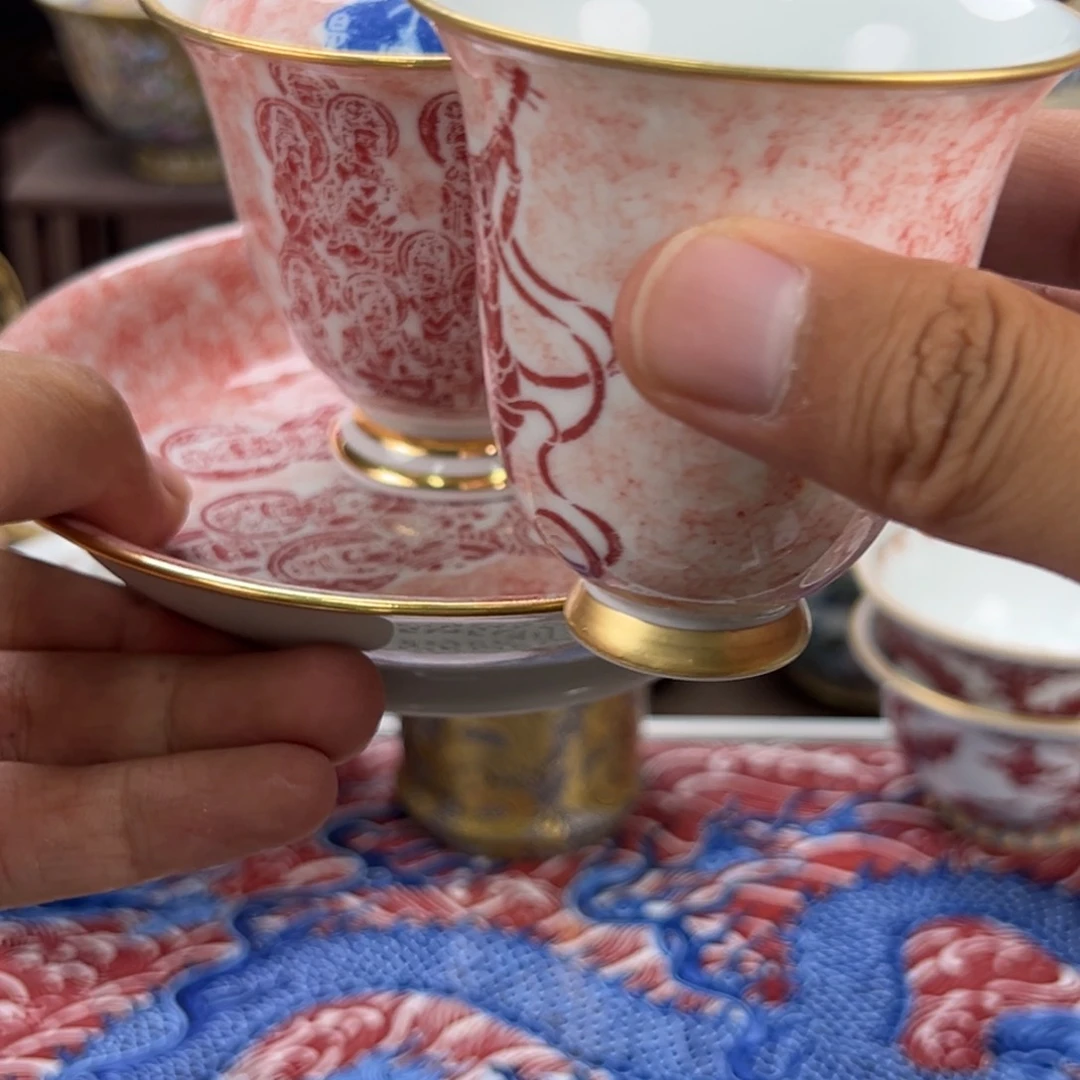慶***畏瓷片景德镇手工手绘陶瓷