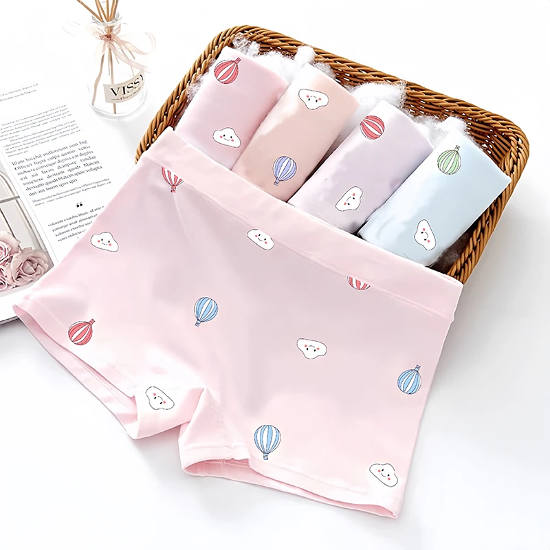 a类纯棉女童内裤宝宝儿童小女孩平角裤中大童全棉四角裤不夹屁屁