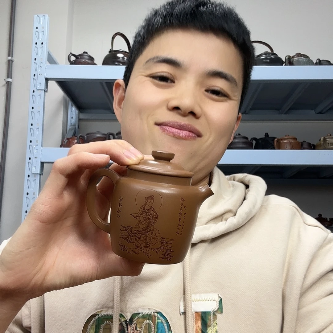 茶壶紫砂民间手艺人全手工制作
