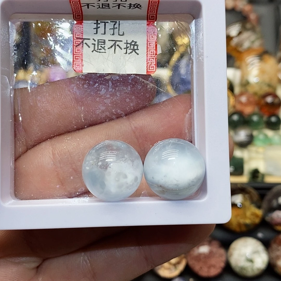 水晶单珠未镶嵌胡**主天然精致水晶单珠