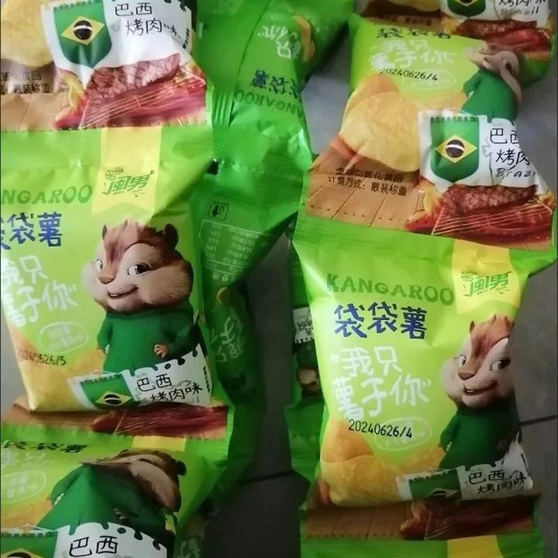 厂家直销袋袋薯 独立包装网红膨化零食新疆限单