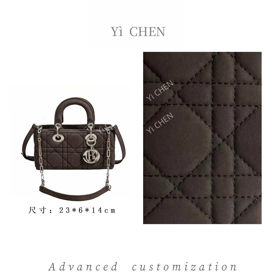 【Yì CHEN】SK-83256-咖啡 简约时尚女士新款轻奢单肩斜跨包