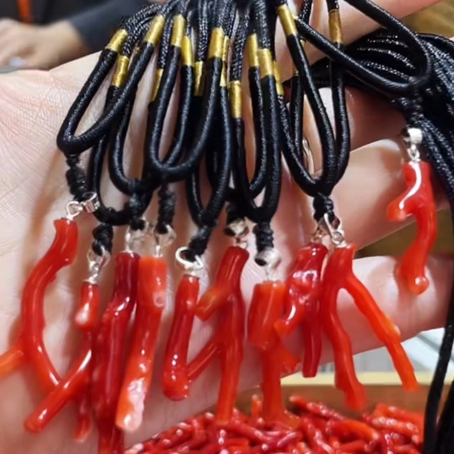 天然宝石红珊瑚原枝10枝