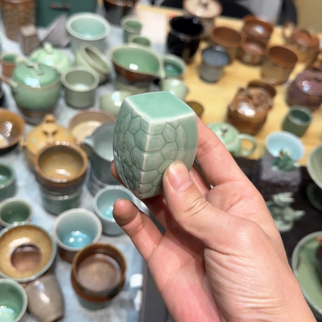 小金茶具青瓷茶器