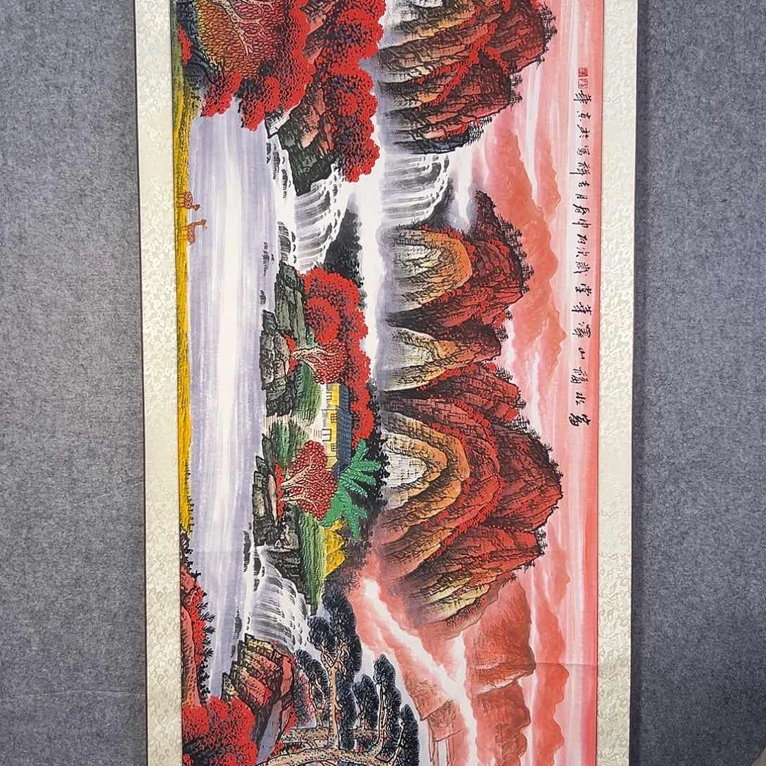 国画389 花鸟在此鸣叫时还要一