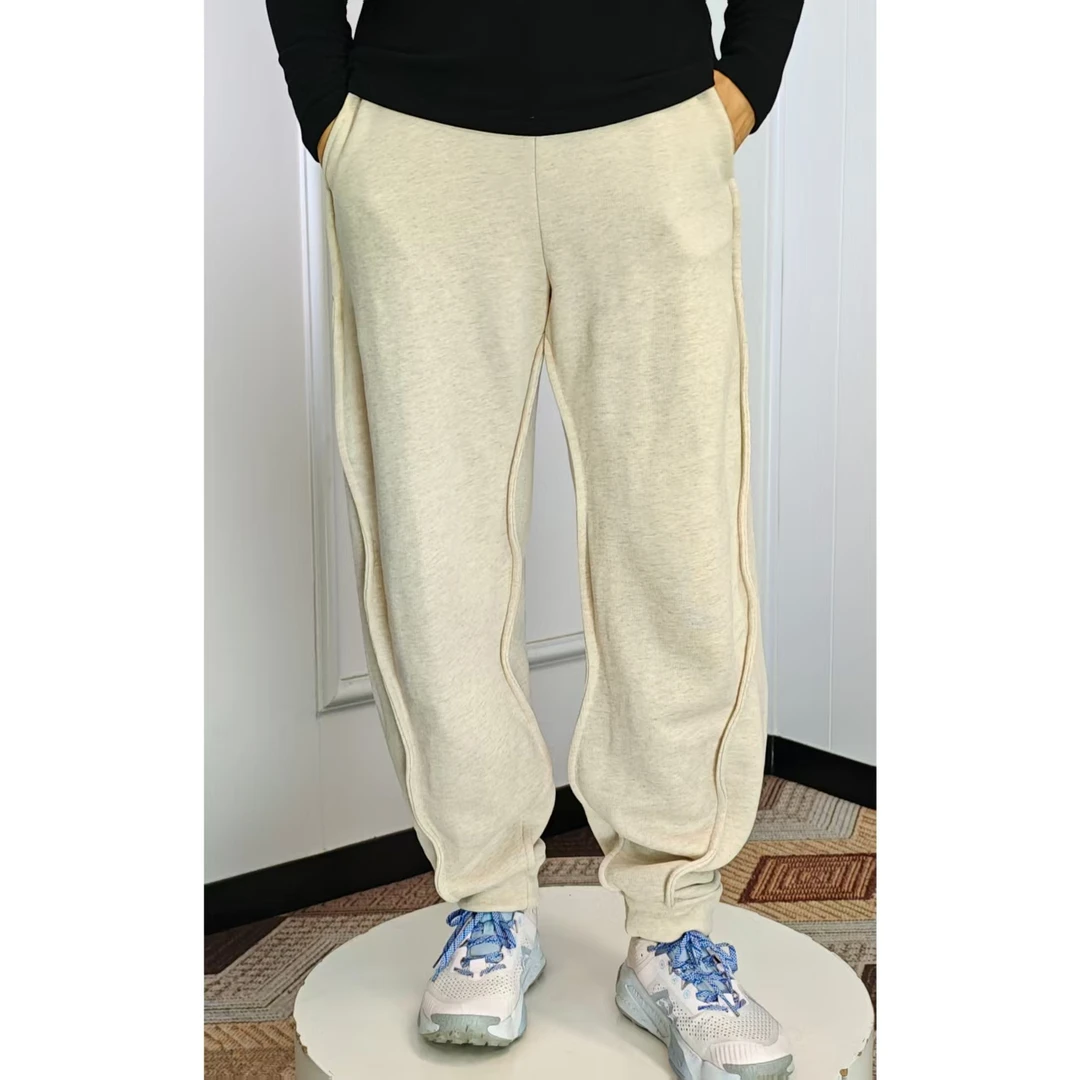 2595#【扭扭裤】秋冬款高腰透气舒适休闲裤