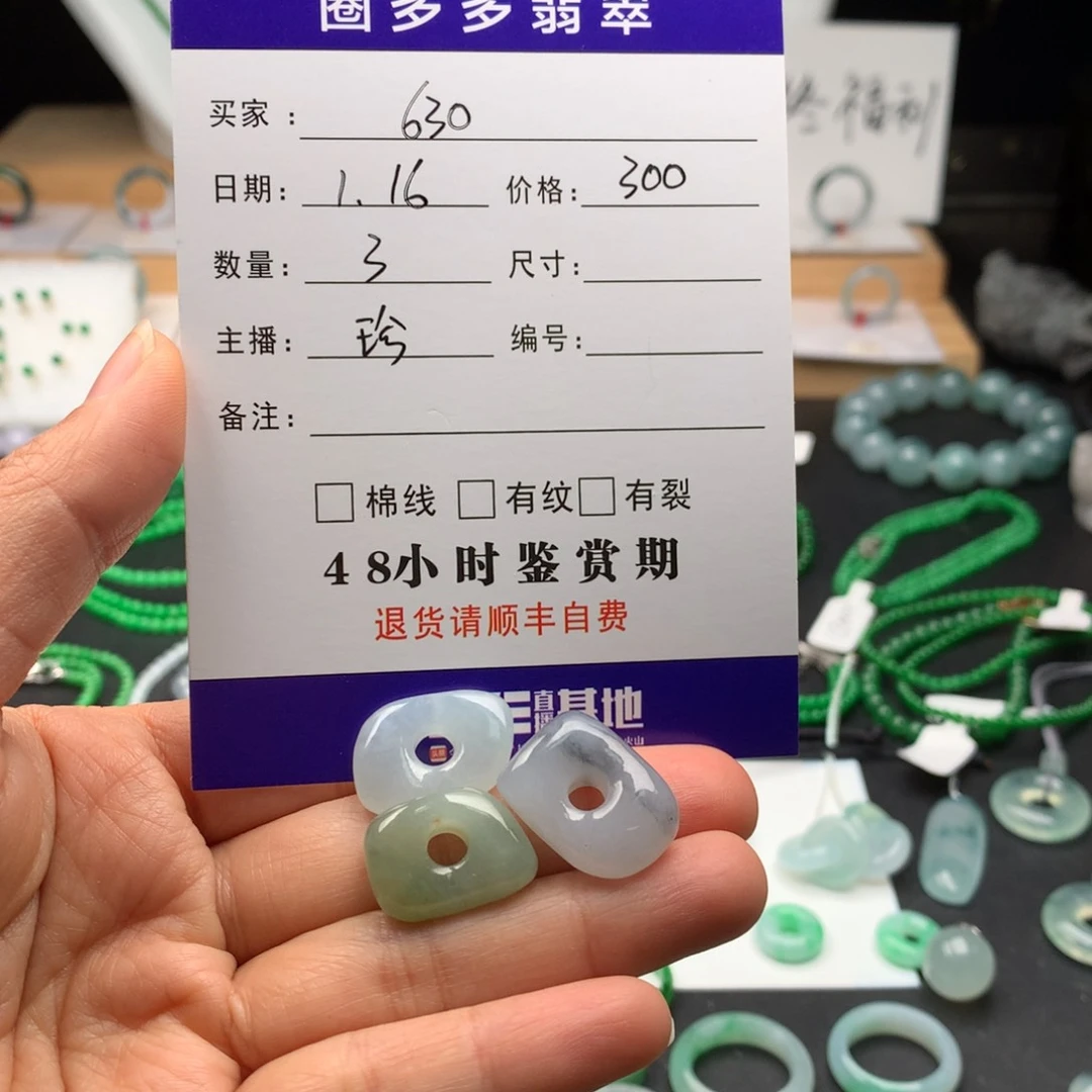 翡翠颈饰未镶嵌Y****0天然翡翠