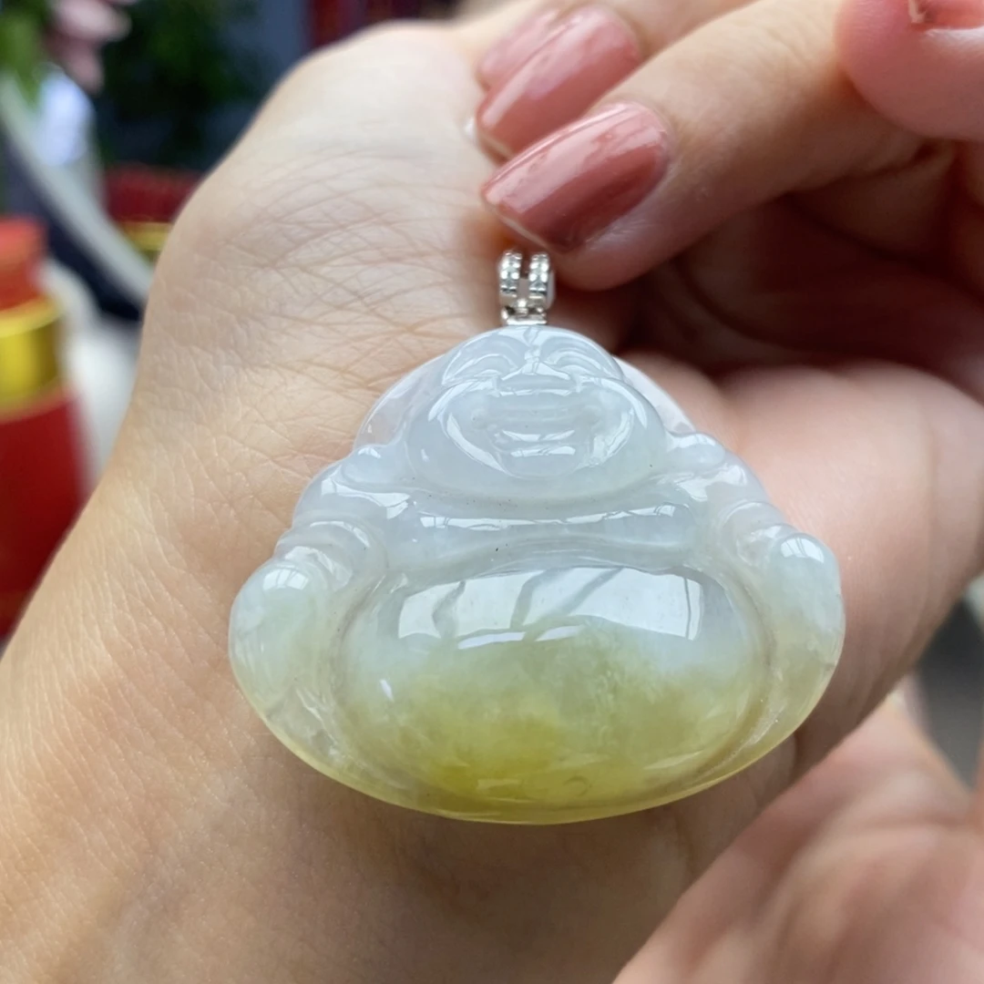 翡翠银S925镶嵌颈饰吊坠29