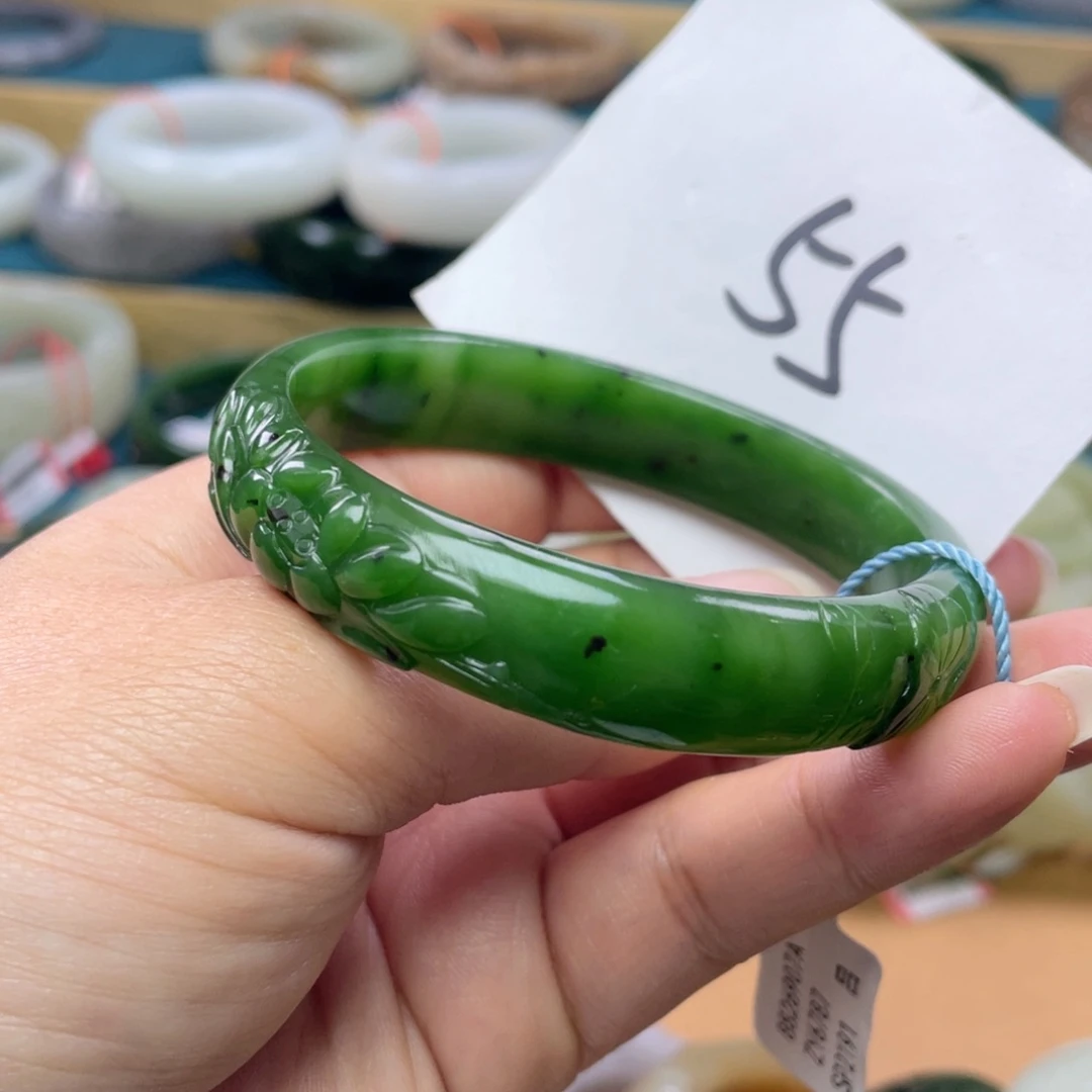 未镶嵌手镯和田玉圈口59