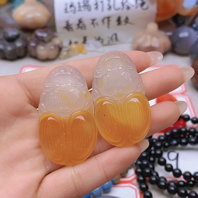 【闪购商品】未镶嵌玛瑙/玉髓珠宝半成品吉***人