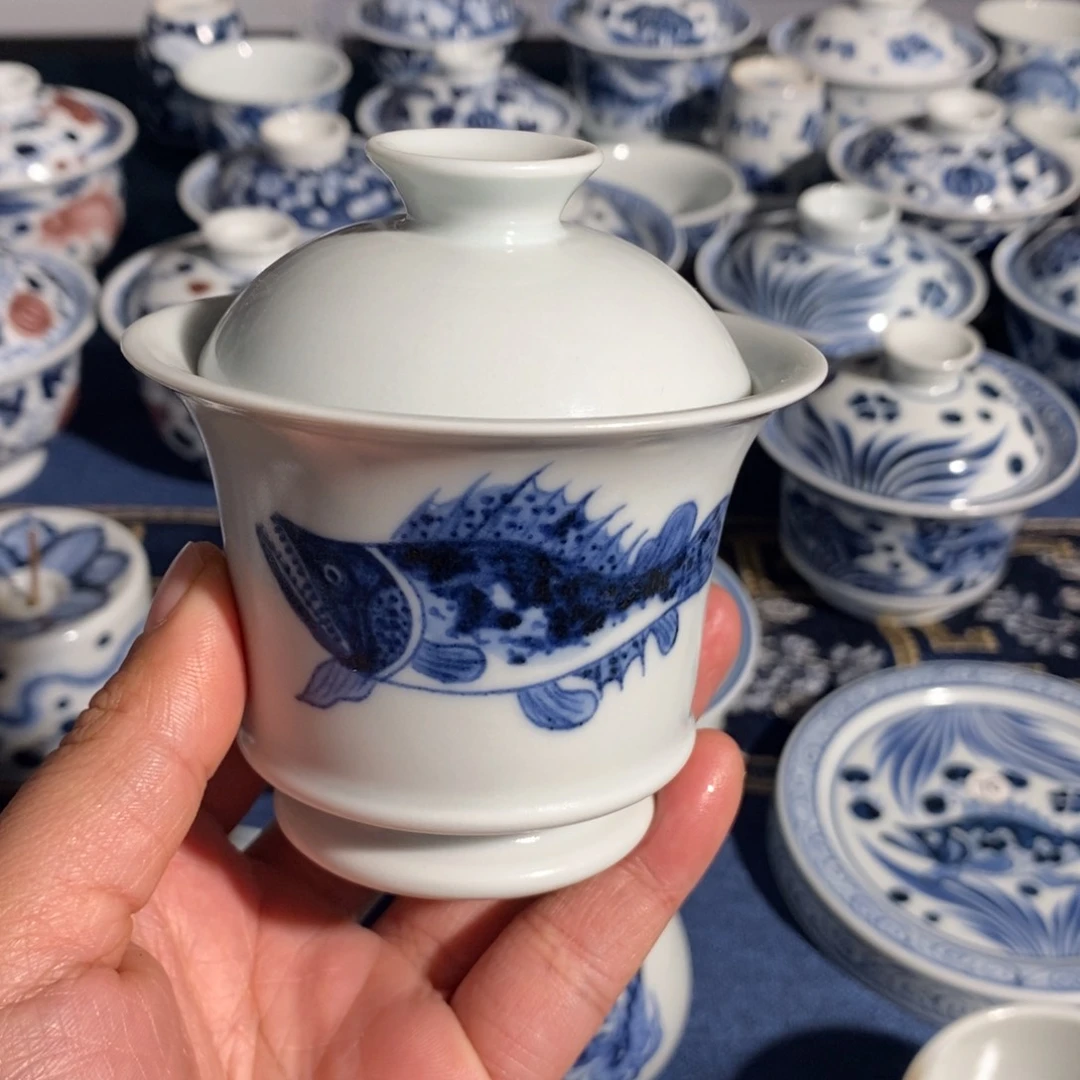 缸景德镇手工手绘茶具
