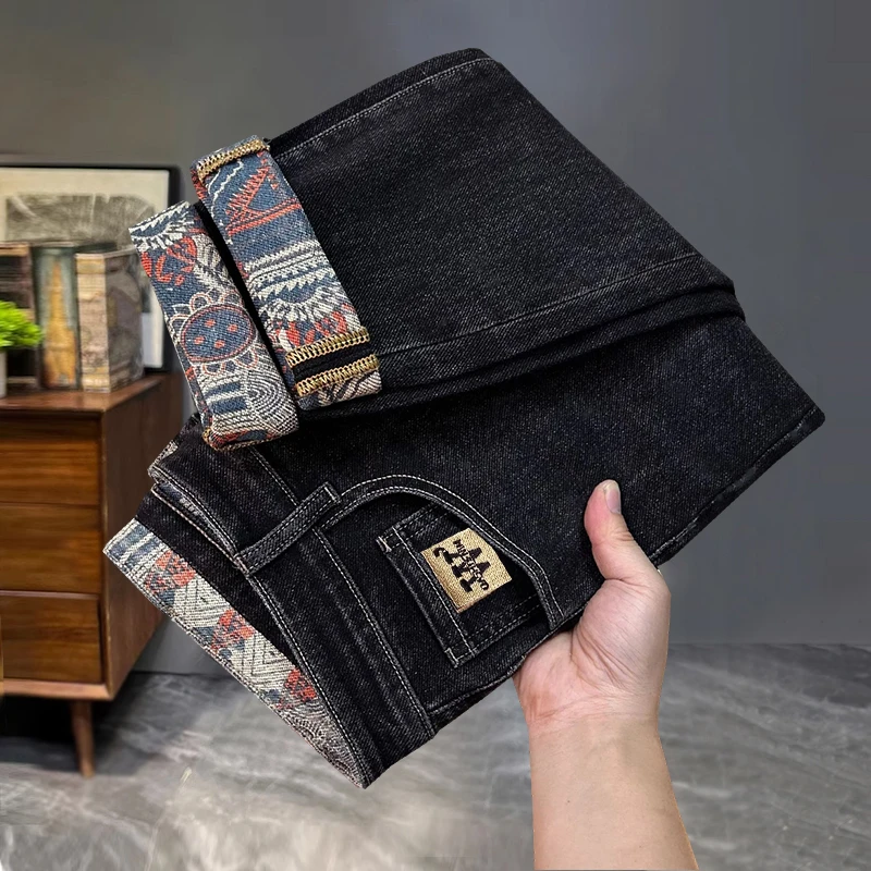 2025秋冬男士牛仔裤男款爆款弹力修身韩版潮流时尚欧版牛仔裤男款