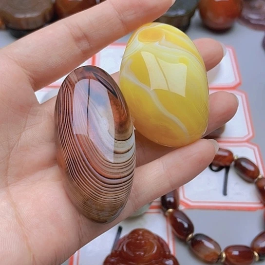 【闪购商品】未镶嵌玛瑙/玉髓珠宝奇石真**待