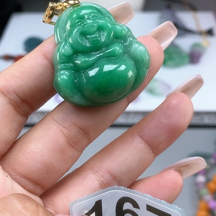 翡翠颈饰未镶嵌吊坠