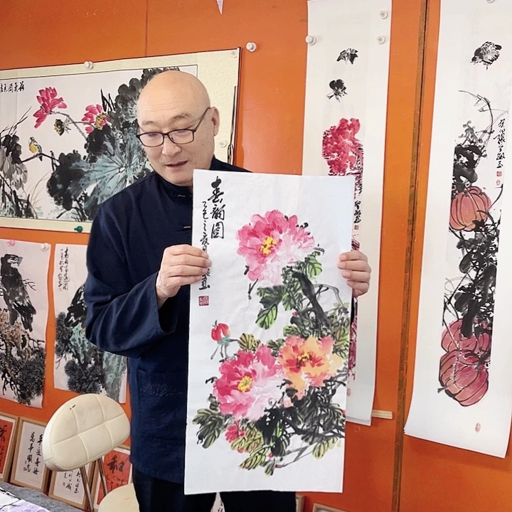 国画张圣敏先生纯手绘作品
