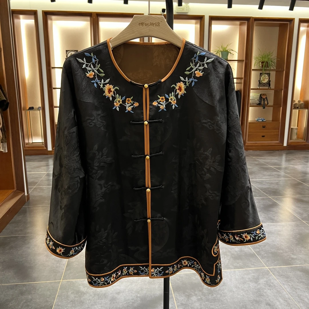 母亲节【陈列品】桑蚕丝女士上衣短外套 7920