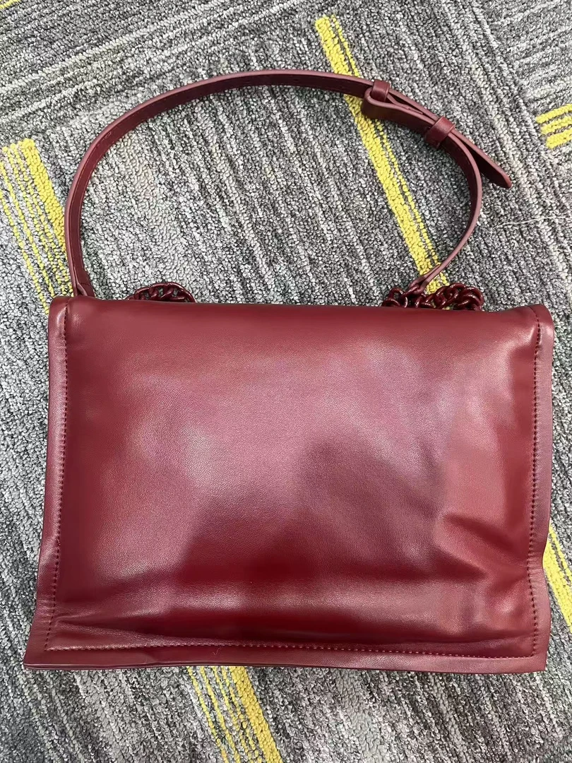 TOLEX2025新款手工时尚女包枕头红色百搭