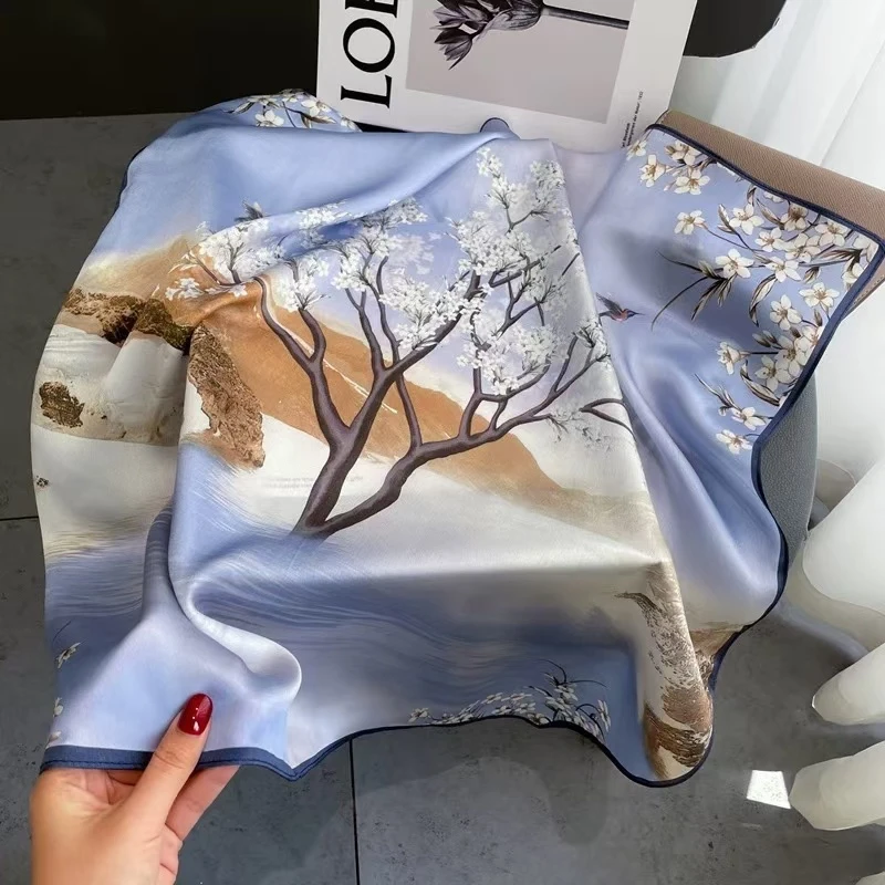 f70-6  丽景缎70*70左右气质丝巾方巾时尚