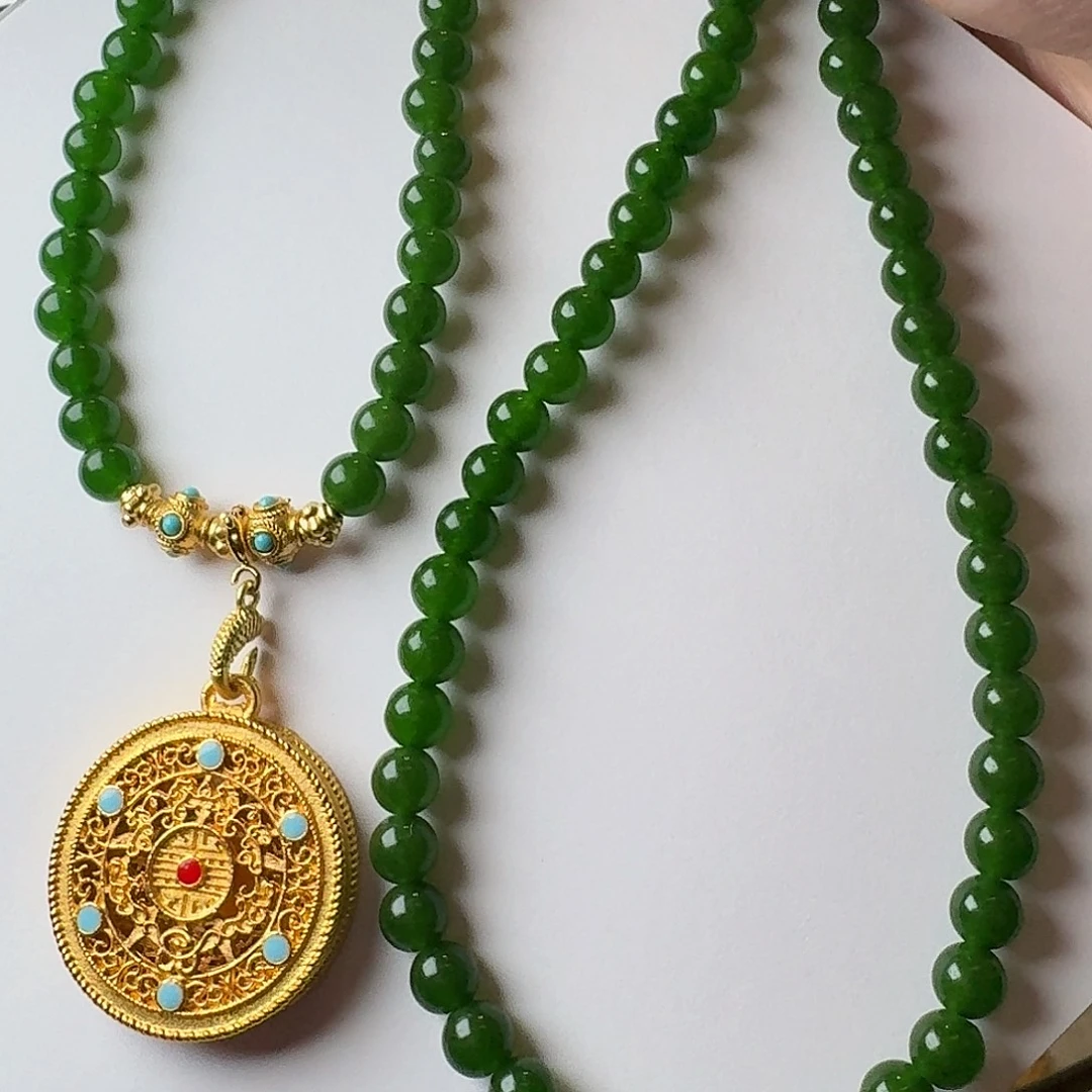 玛瑙/玉髓合金颈饰毛衣链mq